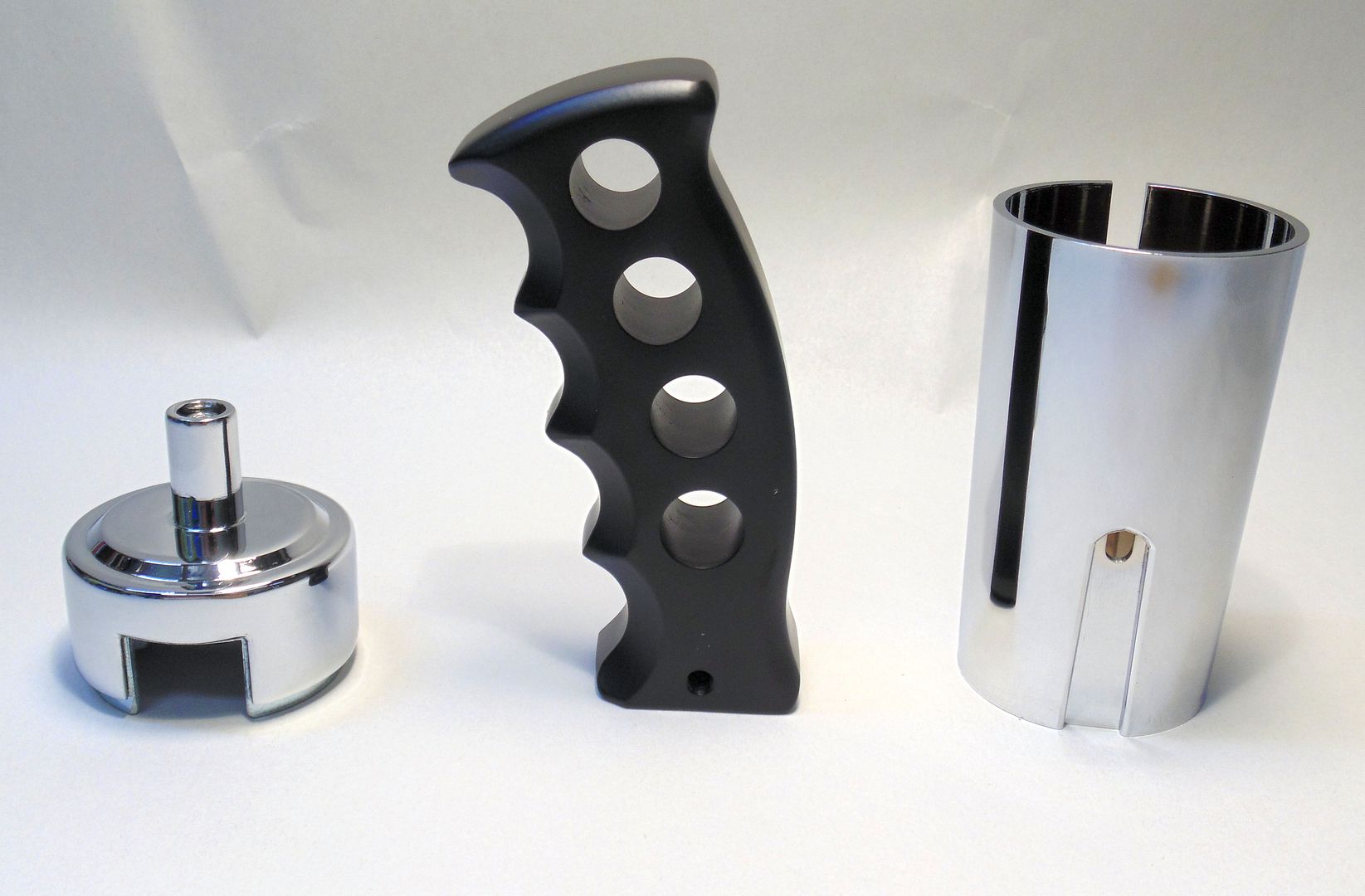 BLACK GATLING Gun Pistol Grip Shift Knob Kit 13 15 18 Eaton Fuller